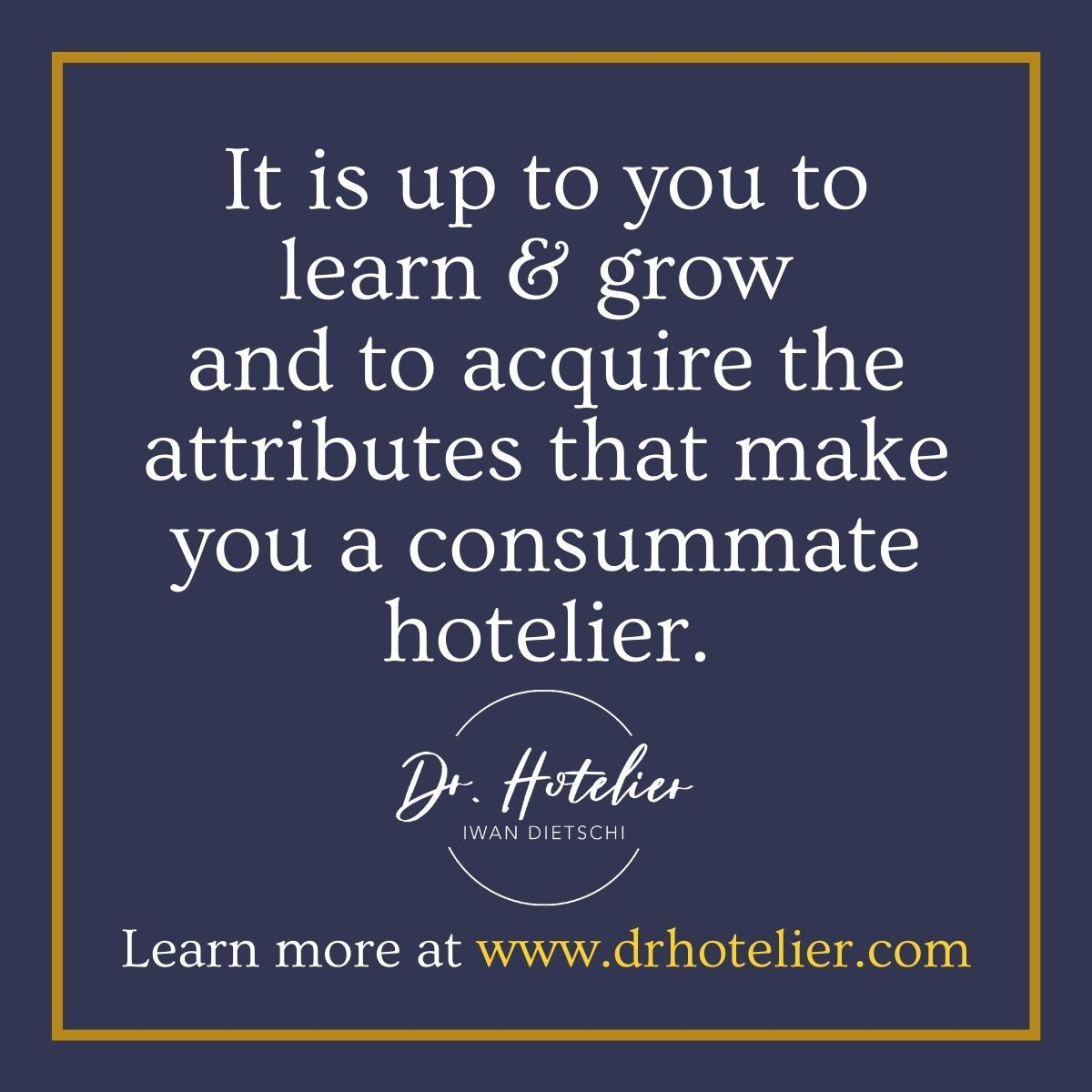 Attributes of a Hotelier