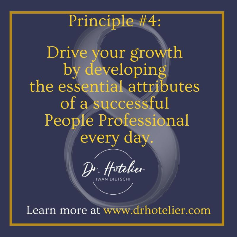 Principle #4 (Eight Principles for Excellence in the People Business)